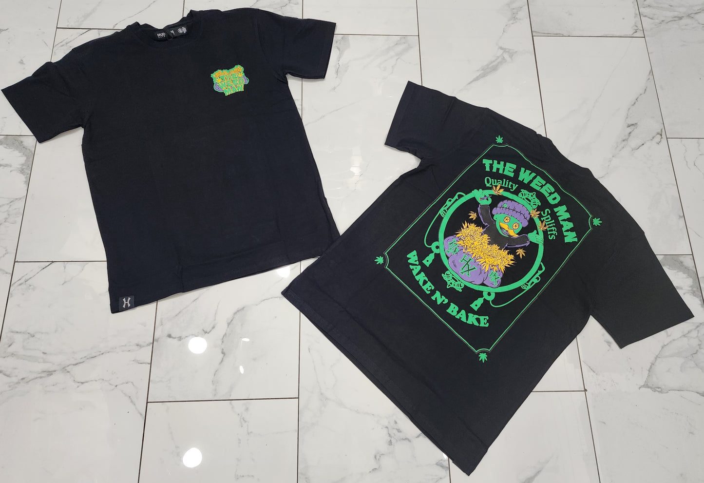 Hudson Black Weed Man T-Shirt U