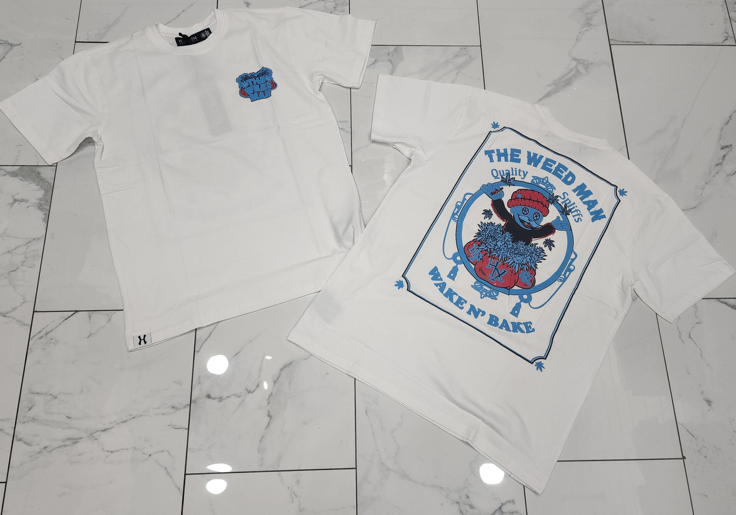 Hudson White Weed Man T-Shirt U