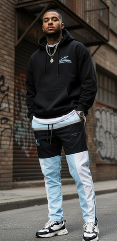 Vie Riche Nylon/Cotton Track Pants U