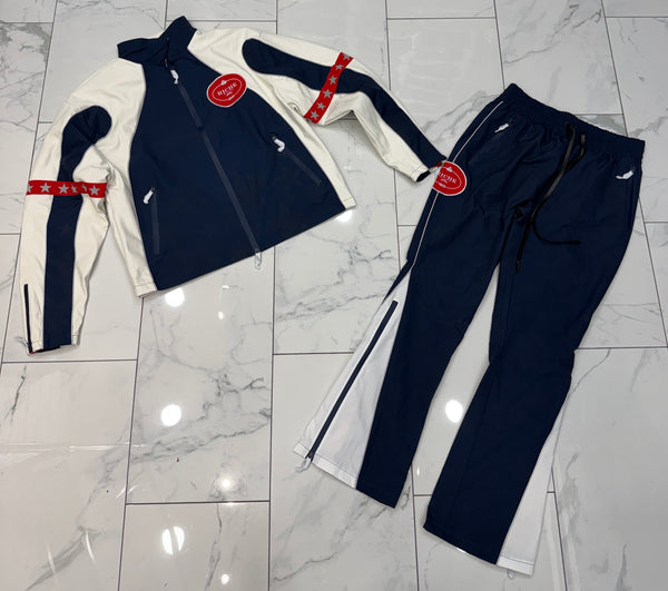 Vie Riche Star Studded Nylon Jacket Stacked Set U