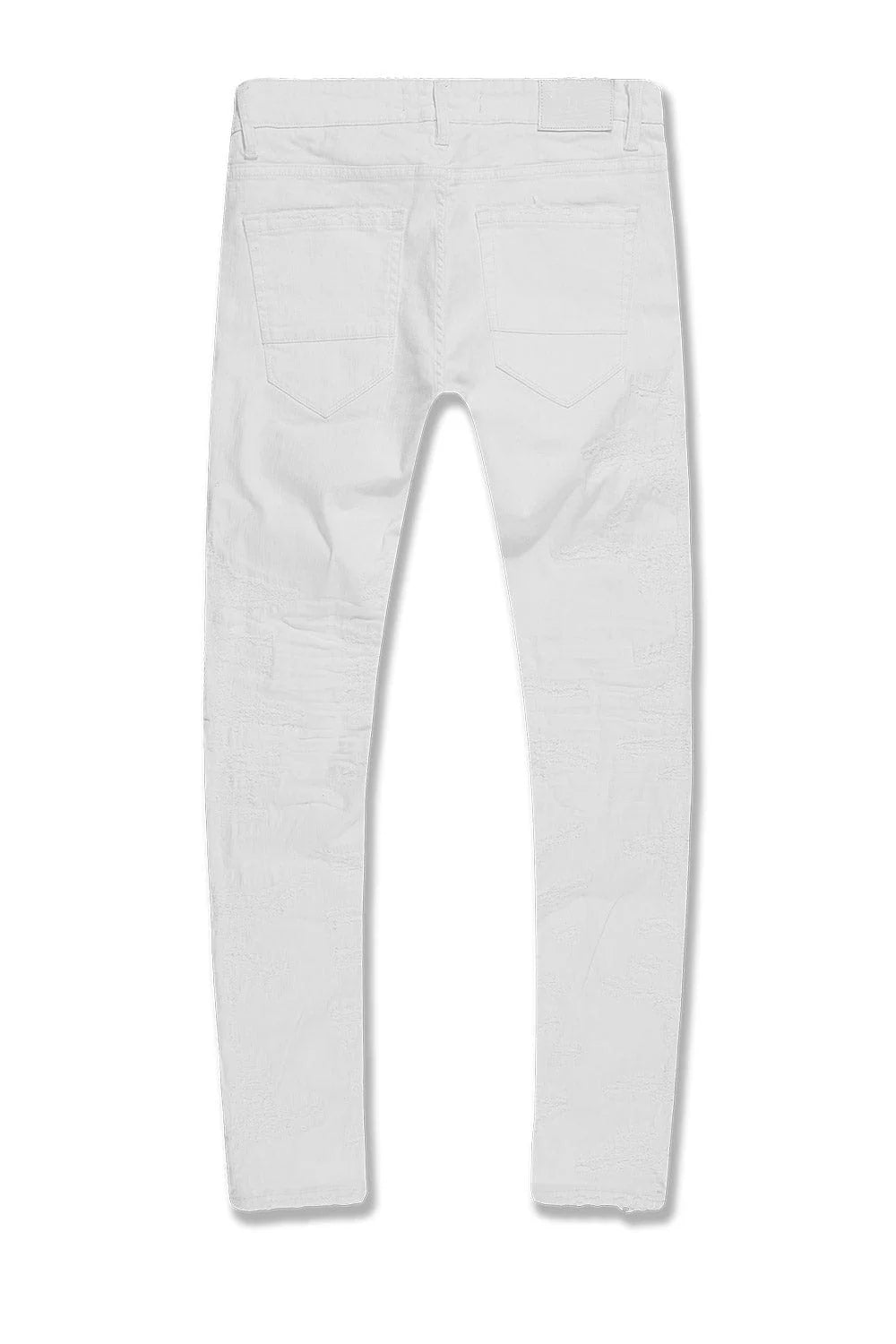 Jordan Craig Molten Denim Slim Taper Fit Jeans (White)