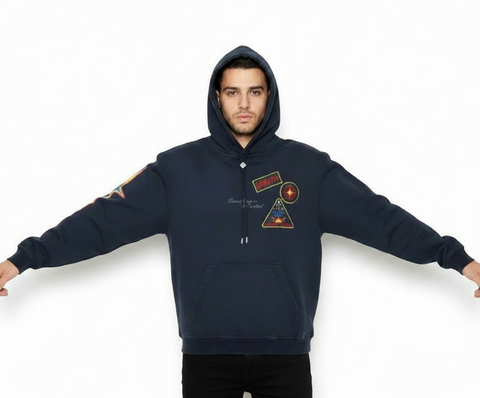 Wrathboy Away Team Heavyweight Hoodie (Black) U