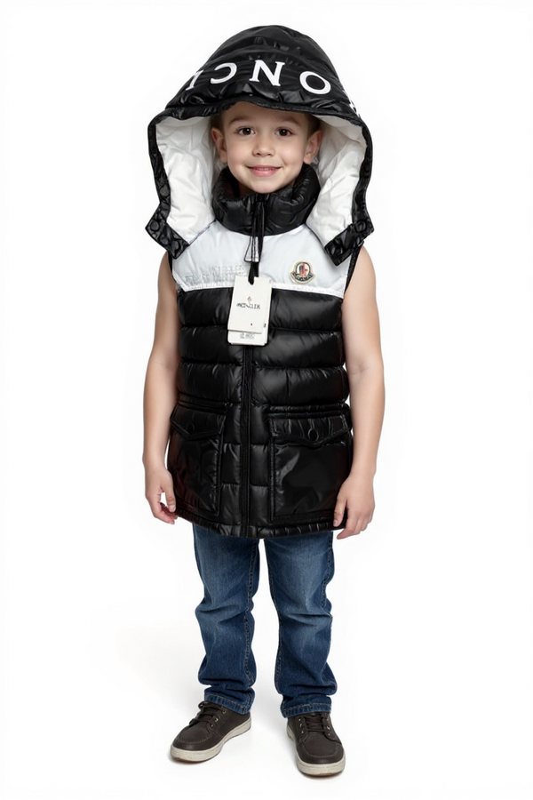 Kids Moncler Genichi Gilet Goose Down Puffer Vest (RETAIL $750)