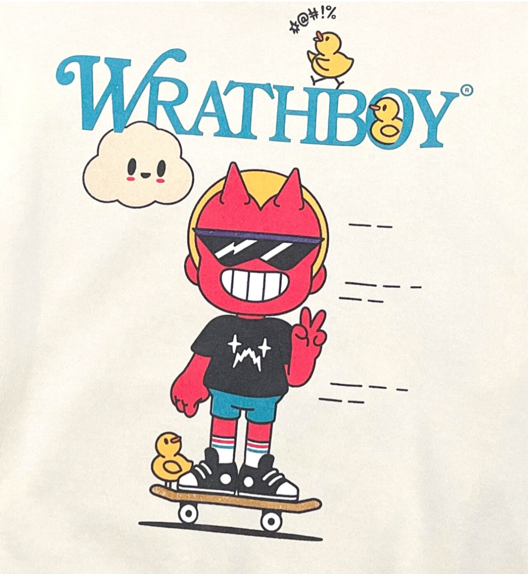 Wrathboy Nothing Personal Heavyweight Hoodie (Ceramic) U