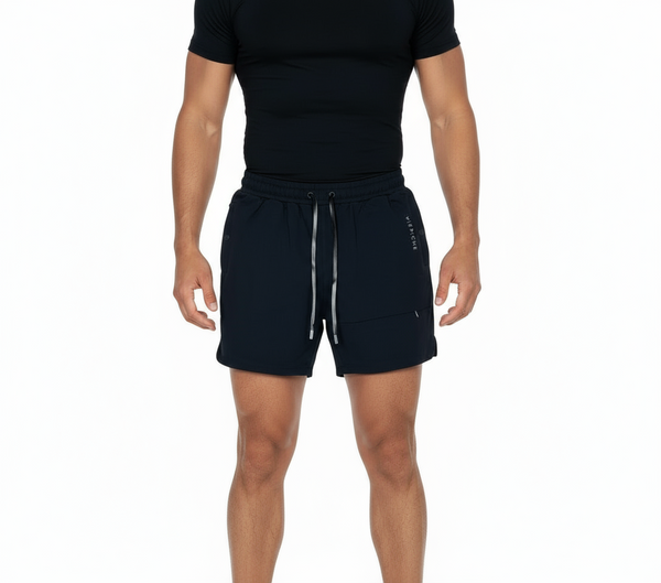 Vie Riche Black Cotton Shorts U