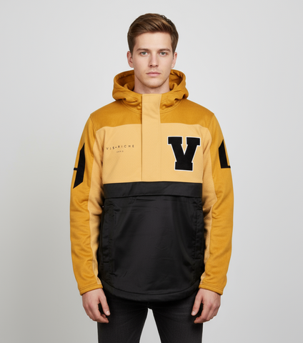 Vie Riche Wheat Varsity Pullover U
