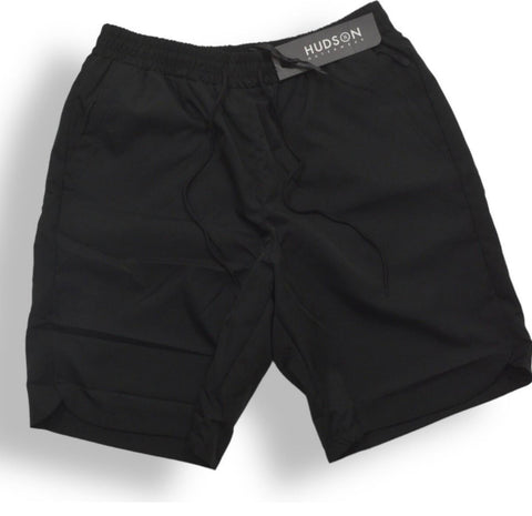 Hudson Nylon 3 Zipper Shorts (Black)