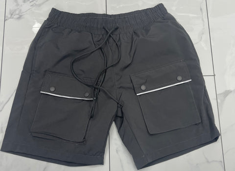 Hudson WindBreaker Nylon 6 Inch Shorts (Grey)