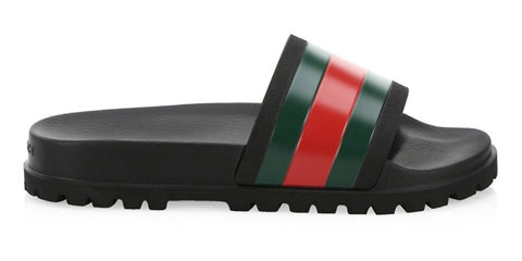 Gucci Web Slide Sandals