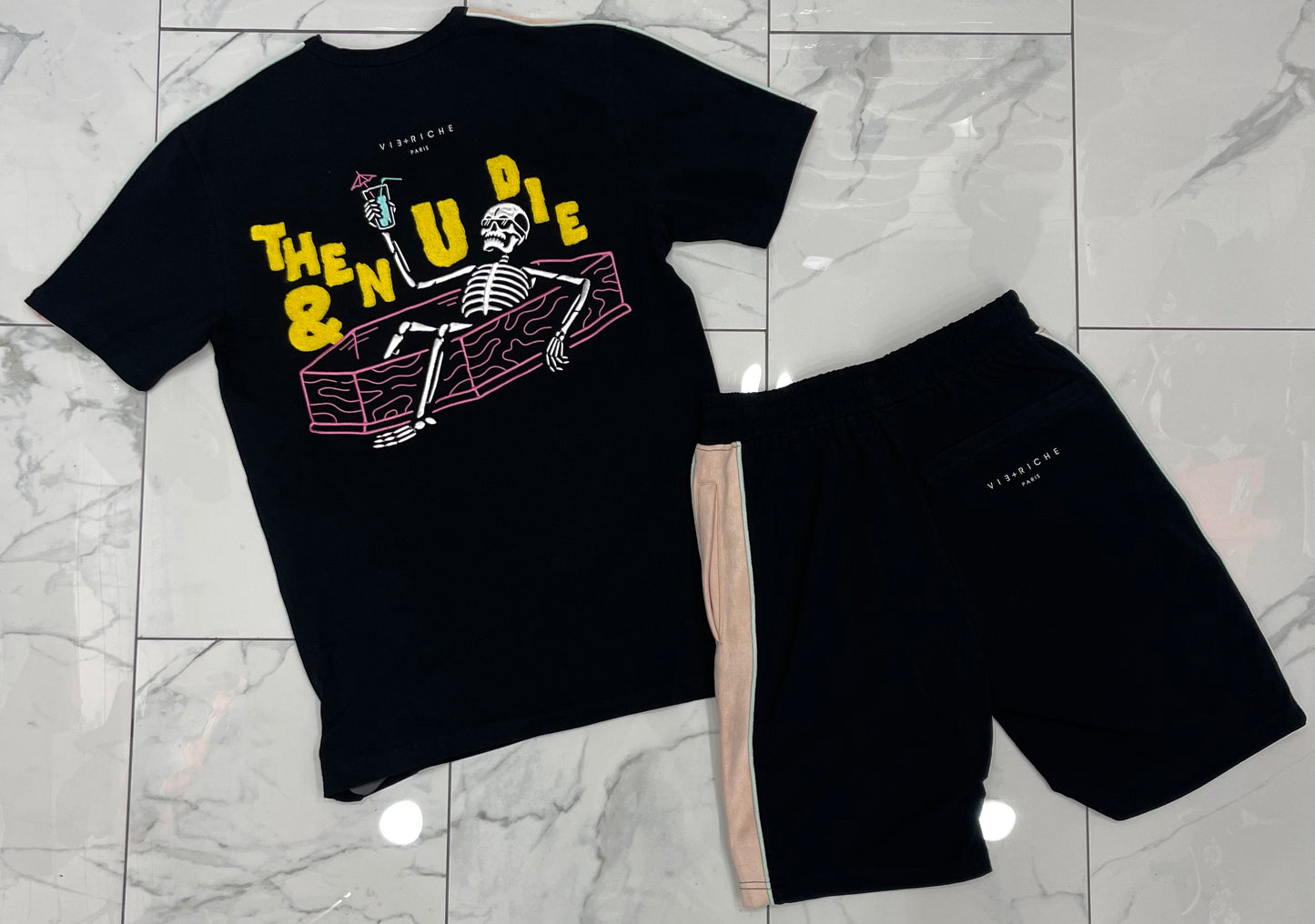 Vie Riche Life's A Beach Short Set U