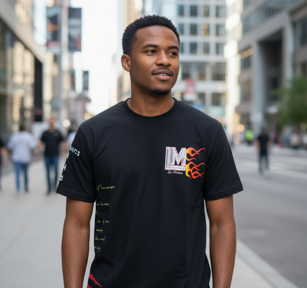 Live Mechanics Black T-Shirt