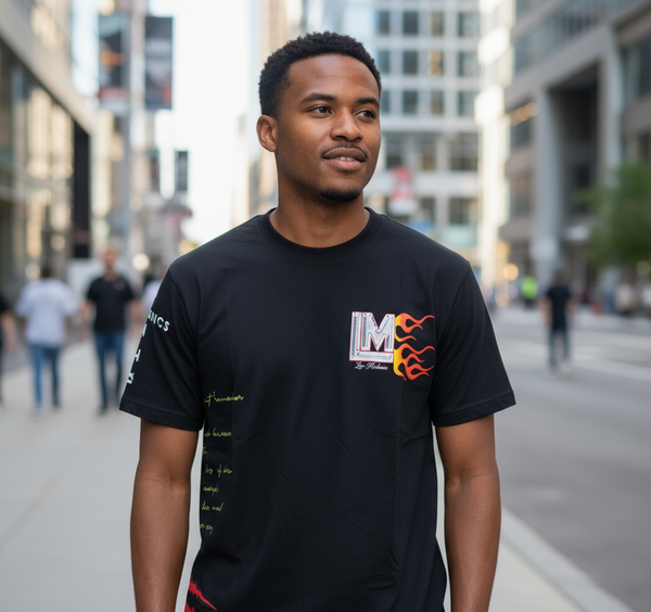 Live Mechanics Black T-Shirt U