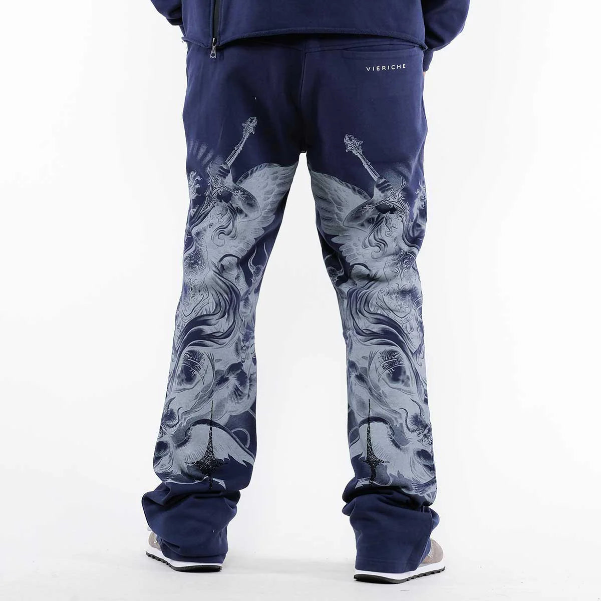 Vie Riche Arc Angel Crewneck Sweatsuit (Navy) U