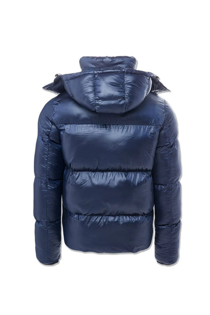 Jordan Craig Navy Blue Astoria Bubble Jacket w/ Removable Hood