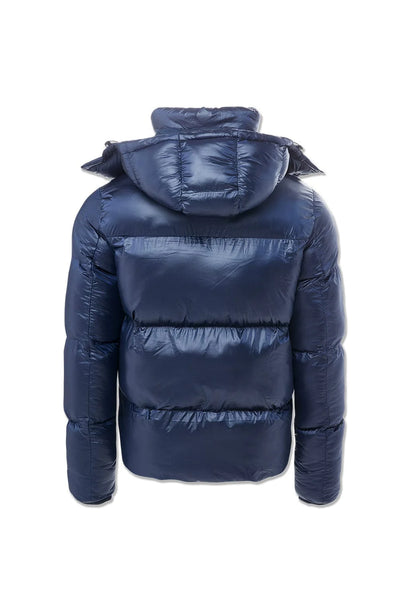 Jordan Craig Navy Blue Astoria Bubble Jacket w/ Removable Hood
