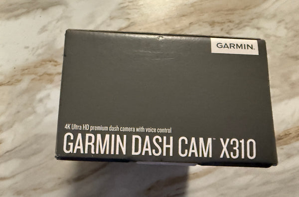 Garmin - Dash Cam X310 4K Touchscreen Dash Cam with a 140-degree Field of View and built-in Clarity Polarizer - Black  (FINAL SALE- NO RETURNS)