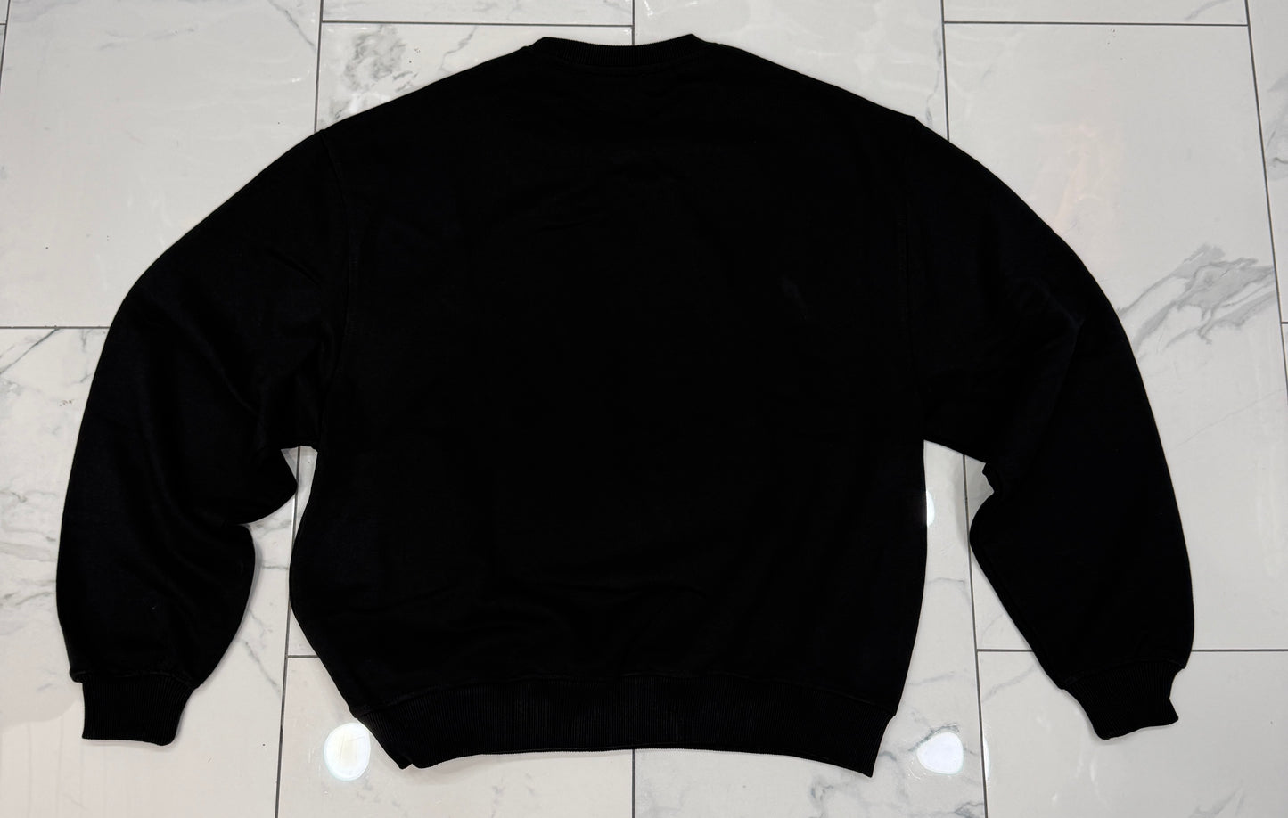 My Favorite French Terry Crewneck Sweater (Black) U