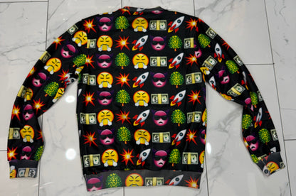 Hudson Emojis Allover Sweatshirt U