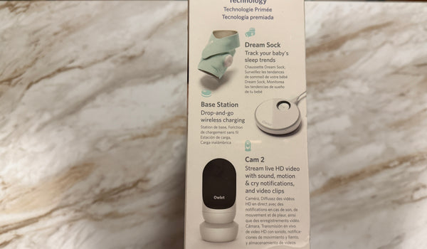 Owlet Dream Duo 2 Smart Baby Monitor-FDA-Cleared Dream Sock & HD Video Wi-Fi Cam