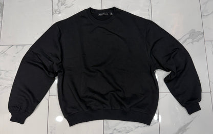My Favorite French Terry Crewneck Sweater (Black) U