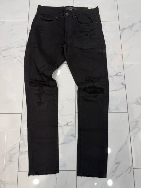 Jordan Craig Sean Fit Slim Fit Tapered Jet Black Jeans U