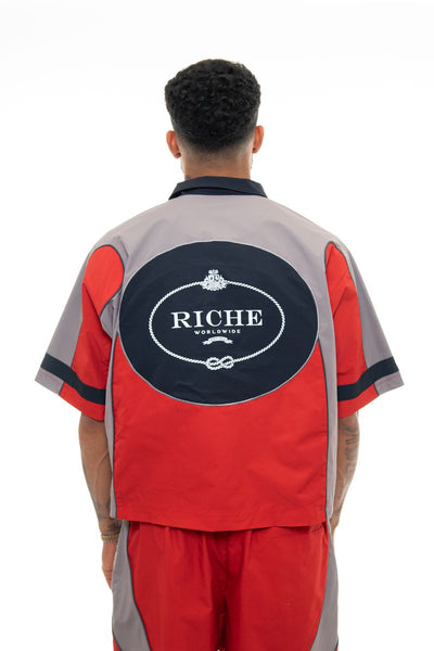 Vie Riche Nylon Biker Jacket Set U