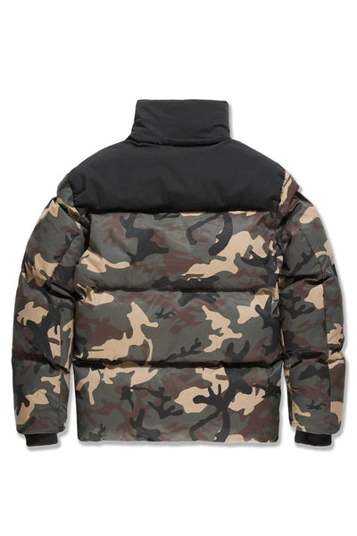 Jordan Craig Jackson Heights Woodland Camo Puffer Jacket w/Removable Hood