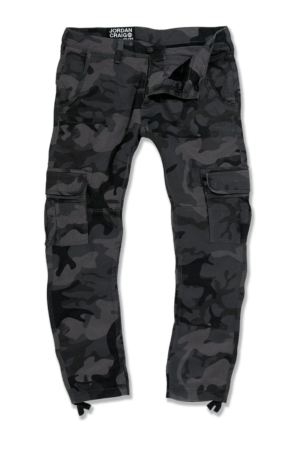 Jordan Craig Xavier Black Camo Cargo Pants