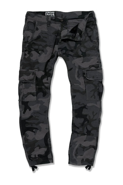 Jordan Craig Xavier Black Camo Cargo Pants
