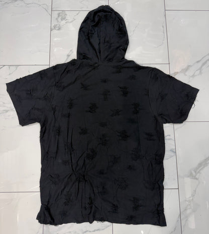 Dstrkt Ripped and Distressed Lightweight Hoody U