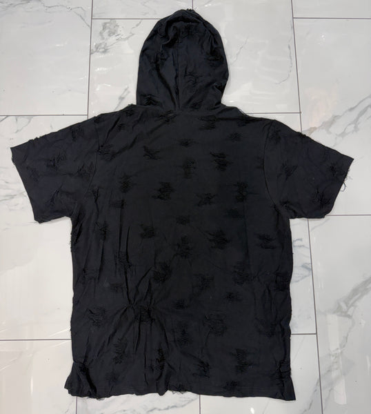 Dstrkt Ripped and Distressed Lightweight Hoody U