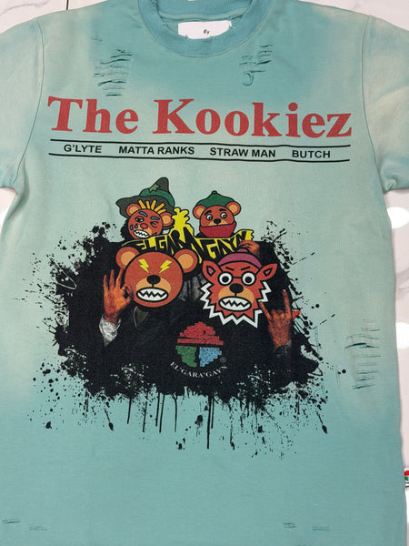 El Gara Gayn Kookiez Teal T-Shirt