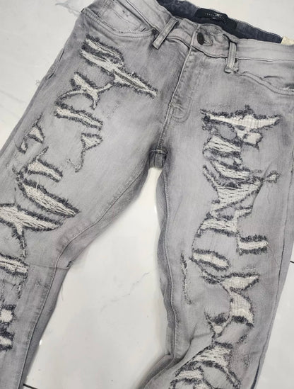 Jordan Craig Sean Fit Frankenstein Denim Jeans Cement Wash U