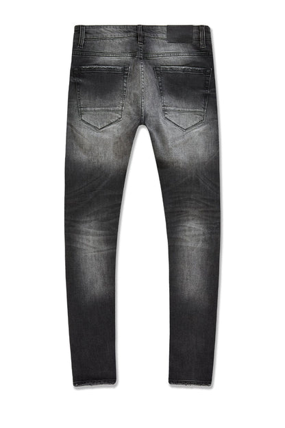 Jordan Craig Alkaline Denim Slim Taper Fit Jeans (Black Shadow)