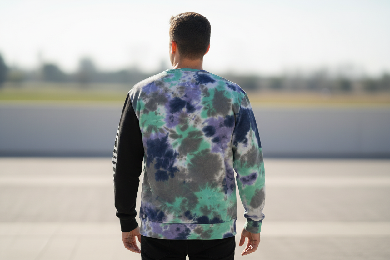 Vie Riche Tye Dye Snake Bite Crewneck U