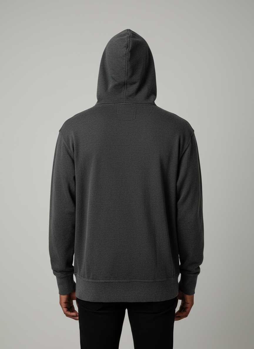 Pradagynyc Grey Full Zip Hood Hoody