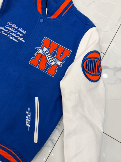 Pro Standard New York Knicks  Team Pennants Varsity Jacket (READ DESCRIPTION)