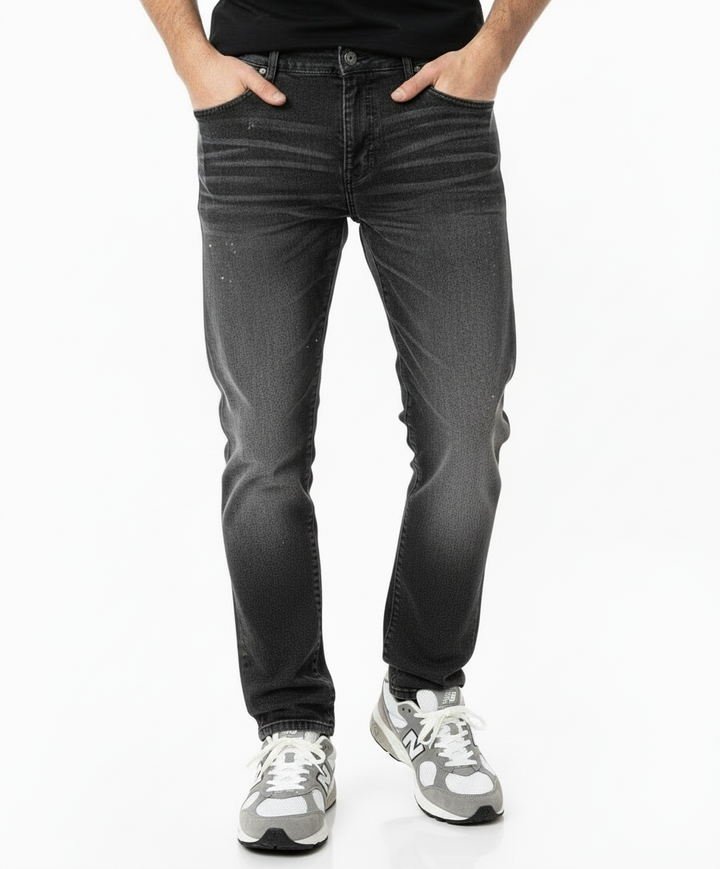 Jordan Craig Sean Fit Slim Fit Super Stretch Tapered Black Ice Jeans U
