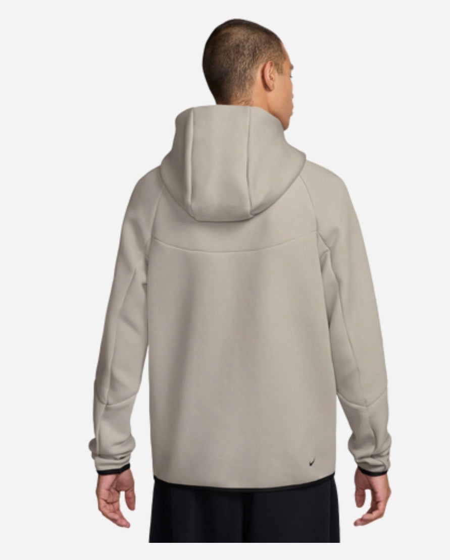 Nike Men's Tech Fleece Zip Hoodie & Pants Set (Beige)