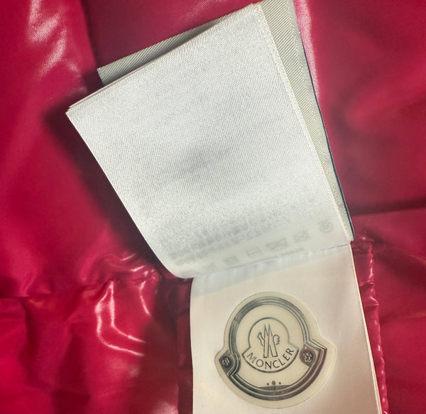 Kids Moncler Moka Giubbotto Long Pink Down Puffer Parka Enfant Girls  (RETAIL $765)