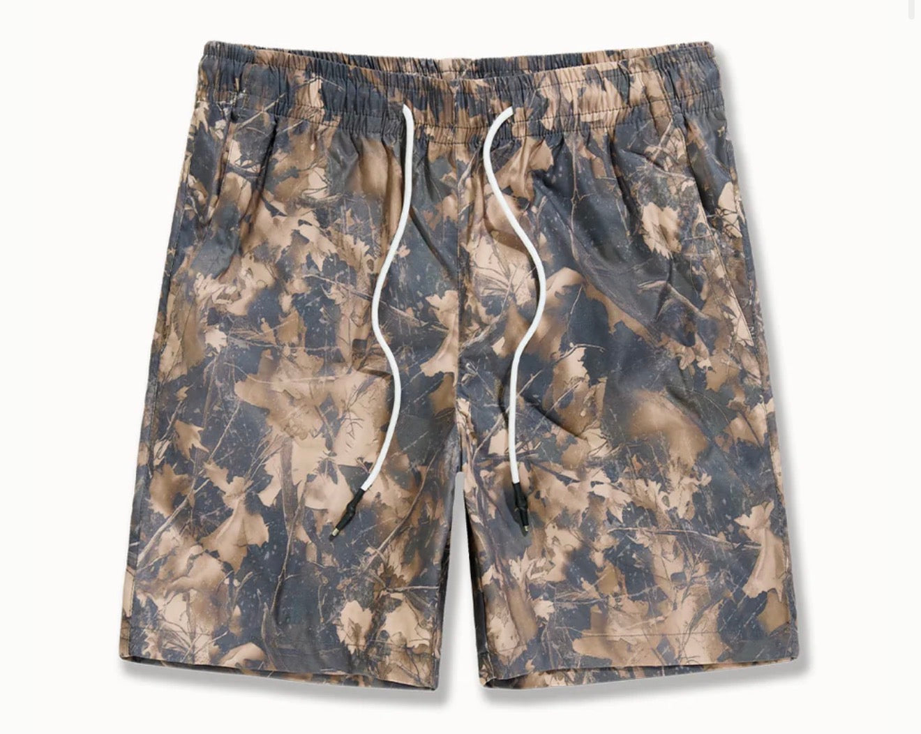 Jordan Craig x See You In Paradise Graphic Paradise Palms Nylon Shorts (Hunter Camo)
