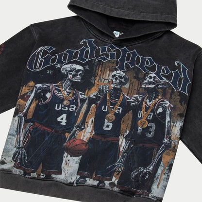 Godspeed Dream Team 24' Hoodie (Black Wash)