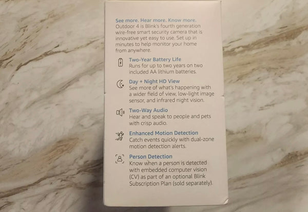 Blink Outdoor 4TH Generation Smart Battery-Powered 5 Camera Security System (FINAL SALE-NO RETURNS)