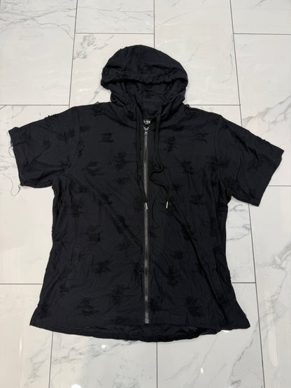 Dstrkt Ripped and Distressed Lightweight Hoody U