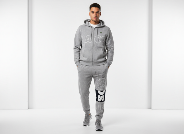 Lacoste Embroidered Letters Sweatsuit