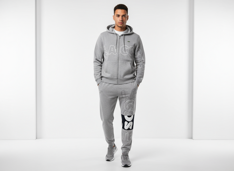 Lacoste Embroidered Letters Sweatsuit