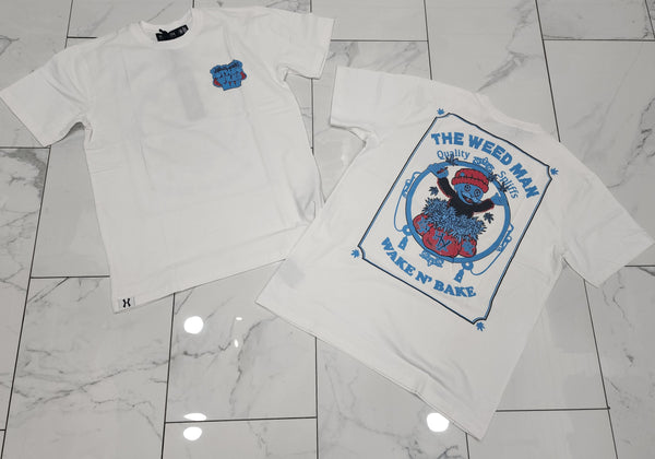 Hudson White Weed Man T-Shirt U