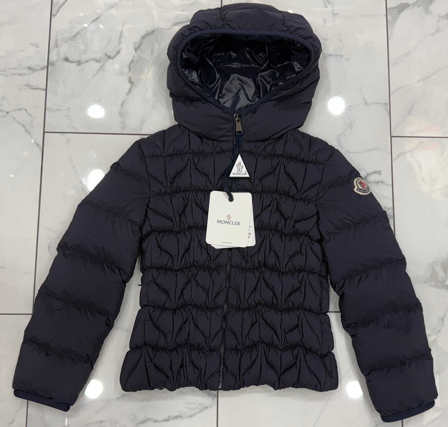 Kids Girls Moncler Laurette Giubbotto Down Puffer Jacket (RETAIL $810)