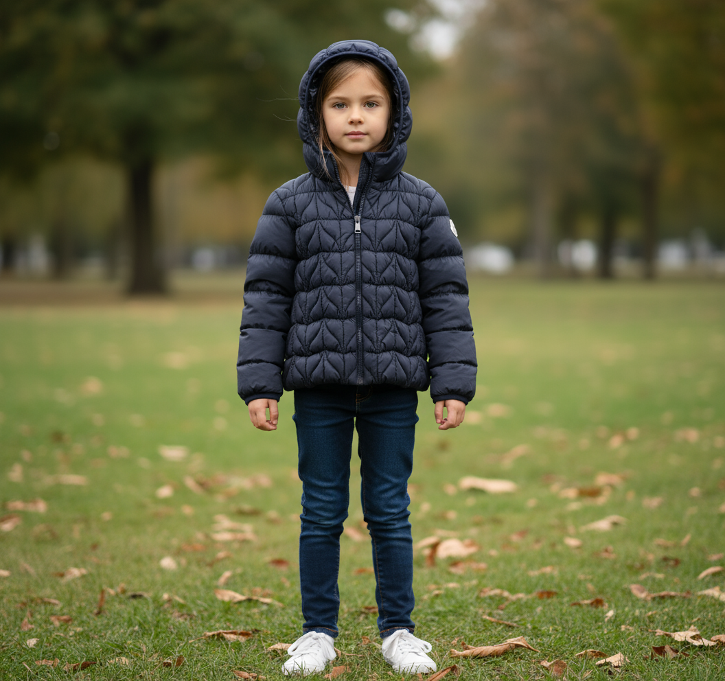 Kids Girls Moncler Laurette Giubbotto Down Puffer Jacket (RETAIL $810)