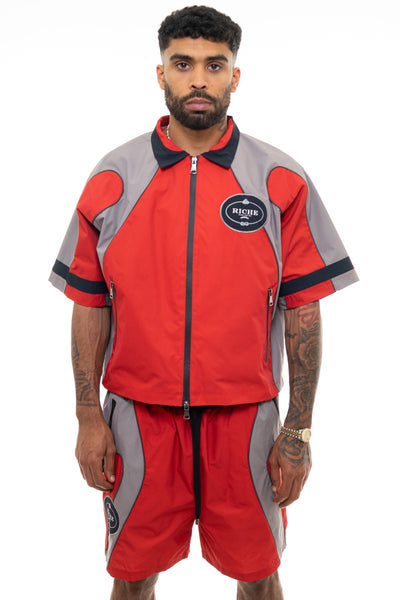 Vie Riche Nylon Biker Jacket Set U